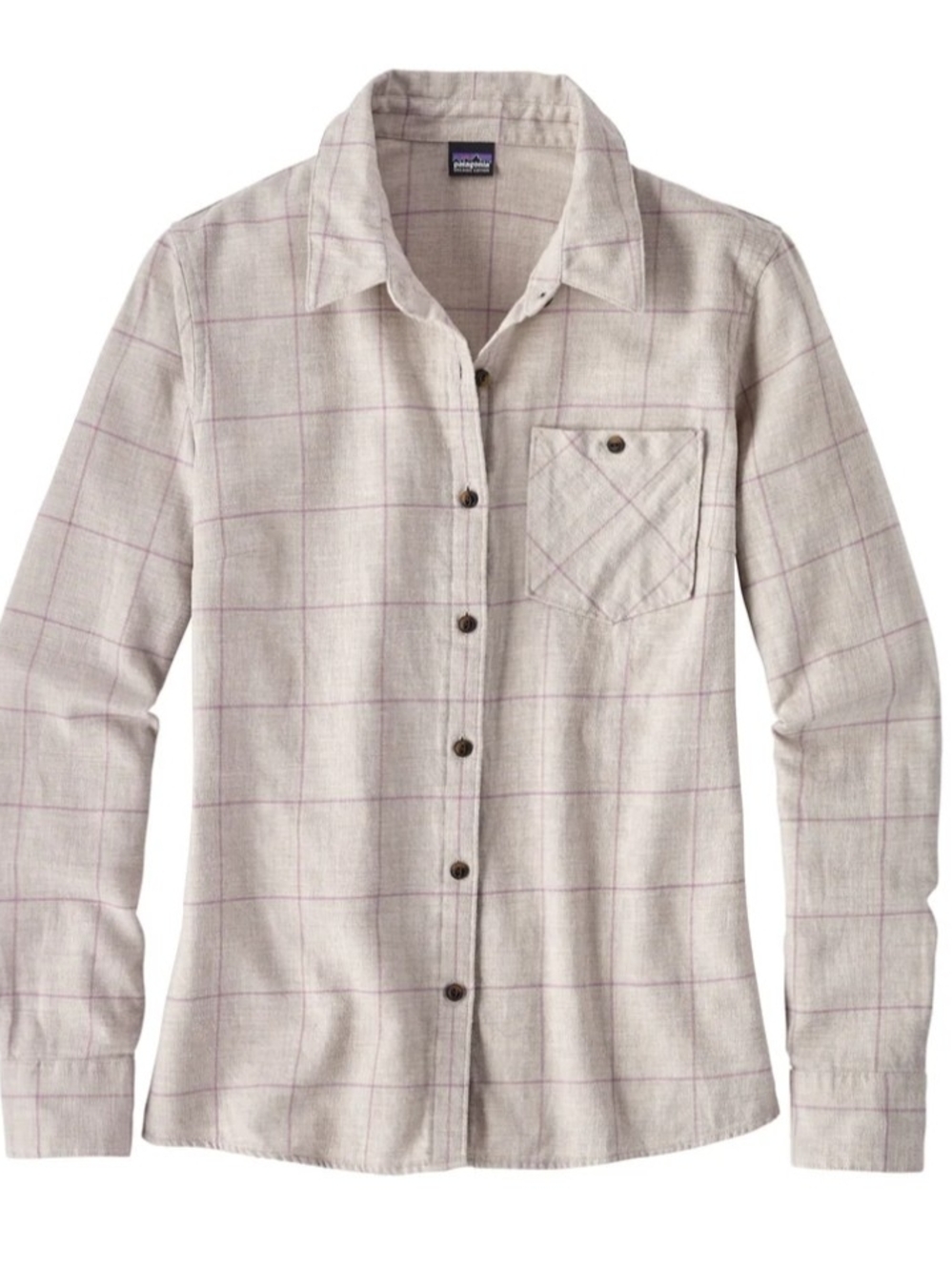Patagonia Heywood Flannel Organic Cotton Long Sleeve Button Down Shirt